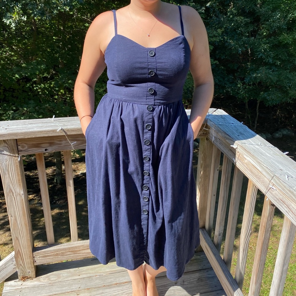 Navy blue dress Size 8
